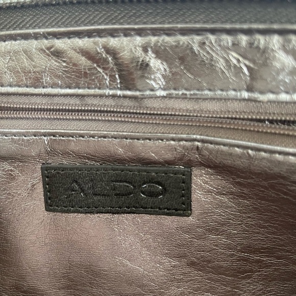 Aldo Envelope Wristlet Clutch Zipper Cardholder Purse 11 x 4.5 - Picture 5 of 8